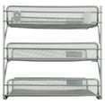 thumbnail image 6 of Honey-Can-Do Steel 3-Tier Mesh Desk Organizer, Silver, 6 of 9