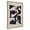Natural, variant on Kate and Laurel Sylvie Distorted Shapes of Black and Tan Framed Canvas Wall Art by The Creative Bunch Studio, 28x38 Black, Contemporary Abstract Bold Art for Wall