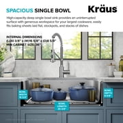 KRAUS Premier 32” Undermount 18-Gauge Stainless Steel Single Bowl Kitchen Sink