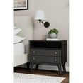 thumbnail image 2 of Alpine Furniture Flynn Large Nightstand, Black, 2 of 5