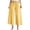 Yellow, variant on Lixiuxyad Cargo Pants for Women Women Solid Casual Pocket Wide Leg Pants Elastic Waist Belt Loose Pants Cropped Pants Green