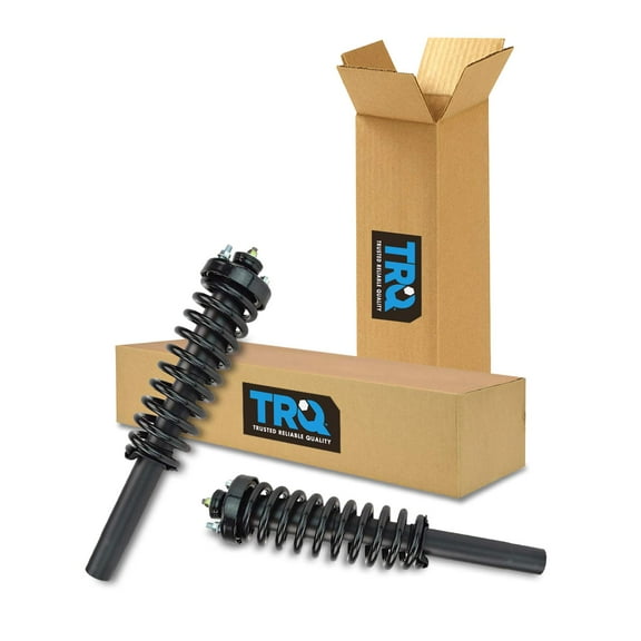 TRQ Front Strut & Coil Spring Assembly Set Driver & Passenger Sides Fits Select 97-01 Honda CR-V