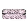 thumbnail image 5 of Uemuo Pineapple Flamingo Printed Large Pencil Case, Big Capacity Pencil Pouch Stationery Pen Bag, Storage High Capacity Bag Pouch Holder Box Organizer, Marker Pen Case, 5 of 9