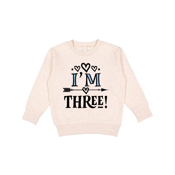 Inktastic 3rd Birthday 3 Year Old Arrow Toddler Sweatshirt