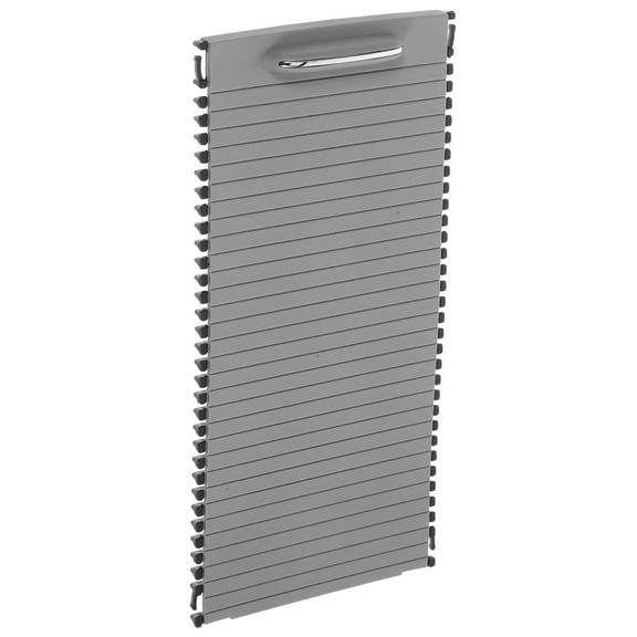 MEIBUTYUP Grey ABS Vehicle Center Console Sliding Cover Replacement Part, 1 Piece for Car Interior Upgrade