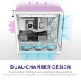 thumbnail image 5 of NZXT CMH92FW01 H9 Flow ATX Mid-Tower PC Case Dual Chamber White, 5 of 8