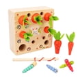 thumbnail image 4 of Juguete Montessori para Bebé Que tirarere de Zanahoria, de Csificación , Juguete Educativo para Coordinación Ojos Sunnimix Juego de cosecha de zanahorias, 4 of 8