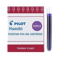 thumbnail image 2 of Pilot Namiki Ink Cartridges, Purple, 6/Pkg., 2 of 2