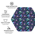 thumbnail image 3 of Kdxio Skull flower cute Funny Coasters,4 Pcs Leather Coasters,Housewarming Gifts,Protect Furniture from Water Marks Scratch and Damage, 3 of 6