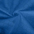 thumbnail image 6 of JGGSPWM Women's Plus Size Lightweight Shawl Cardigan Open Front 3/4 Sleeve Kimono Casual Eyelet Shirt Solid Elbow Length Fall Cover Up Blue#/001 S, 6 of 7