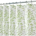 thumbnail image 2 of Vine Waterproof PEVA Bathroom Shower Curtain - 72" x 72", Green/White, 2 of 6