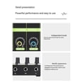 thumbnail image 4 of Portable 4-Way Audio Mixer, 4-in and 1-Out Stereo Mixer, Small DJ Mixer, 4 of 5