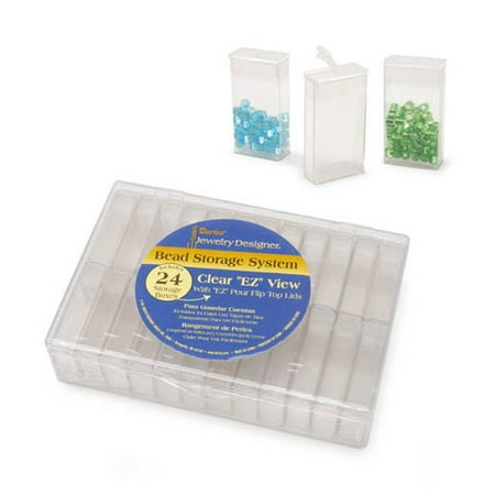 Clear Bead Organizer 6.25X4.5X1.45In
