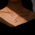 thumbnail image 2 of Collar Hoaritik de moissanita en forma de corazón con «Te amo» para regalo, 2 of 7