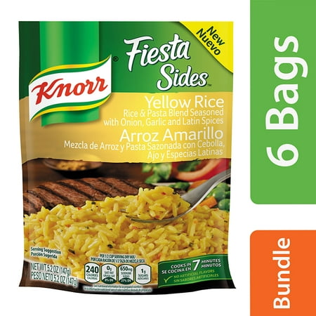 (6 Pack) Knorr Rice Side Dish Yellow Rice 5.2 oz