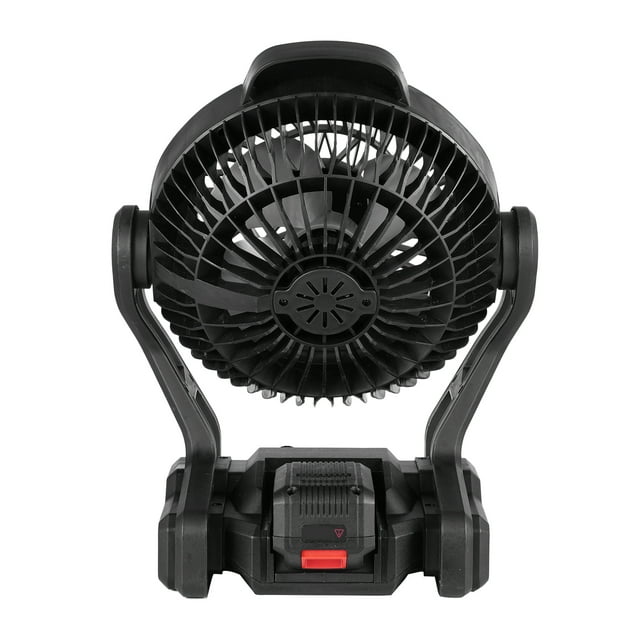 Electric fan,Rotation Fan 120° Head Rotation Battery Powered Fan With 4000mah Powered Tent Worksite Speed Worksite Powered Fan Powered Tent Battery Led