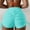Mint Green, variant on Yuhangmm Women's Swim Shorts, Swim Pants for Women Plus Size Solid and Print High Waist Brazilian Bikini Bottoms Beachwear with Side Tie Thong Bathing Shorts Red S