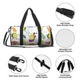 thumbnail image 4 of Fotbe Orange Green Avocado Bolsa Deportiva de Lona Plegable con Estampado, Bolsa de Gimnasio con Bolsillo Seco/Húmedo, Bolsa de Viaje Ultraligera de Gran Capacidad, 4 of 6