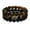 Brown-Tigers-Eye, variant on Bling Jewelry Mens Brown Tiger Eye Jade Hamsa Hand Gemstone Bead Stackable Stretch Bracelet Gold Plated