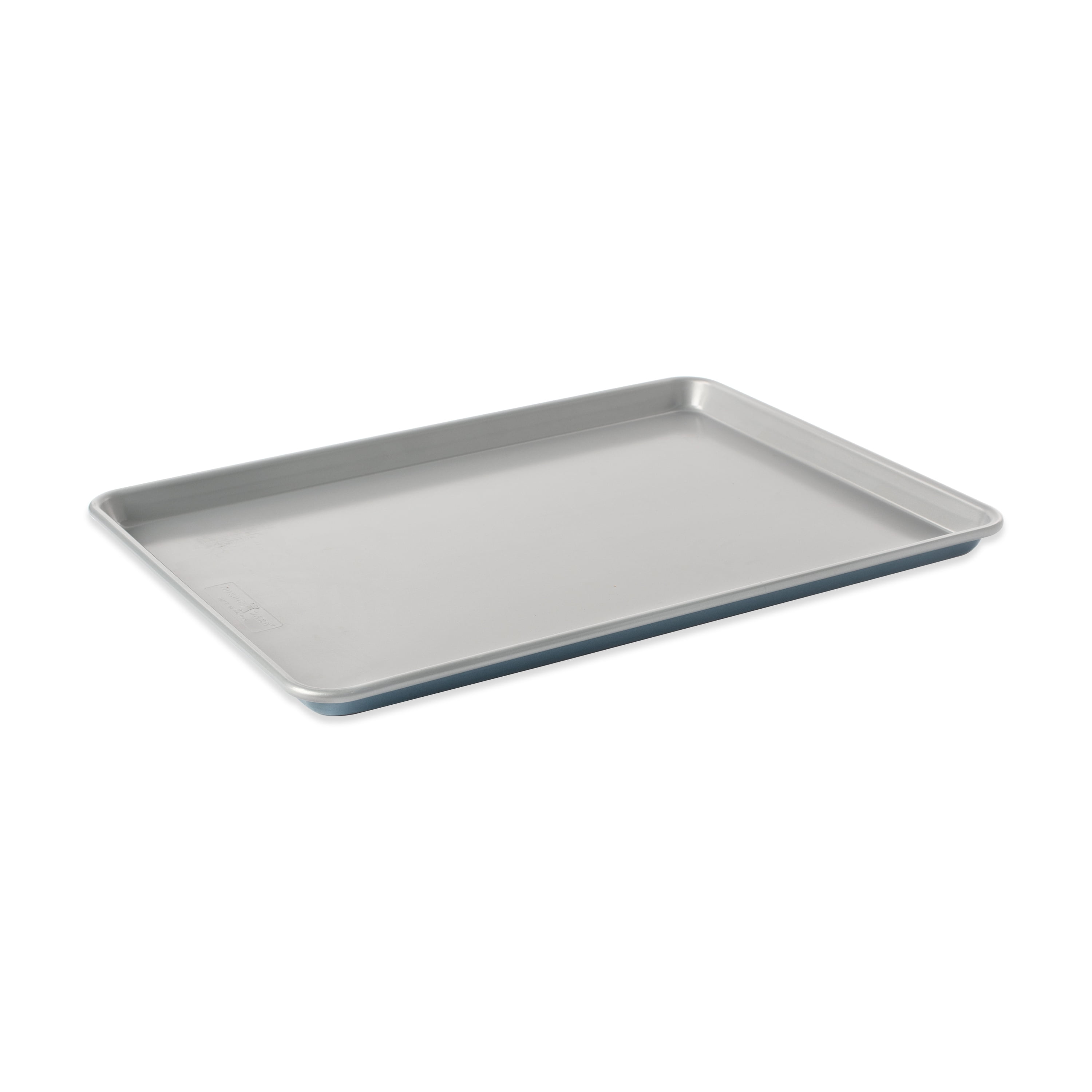 2 pack Nordic Ware Nonstick Aluminum Brilliant Bakeware Big Sheet Pans, Silver and Blue