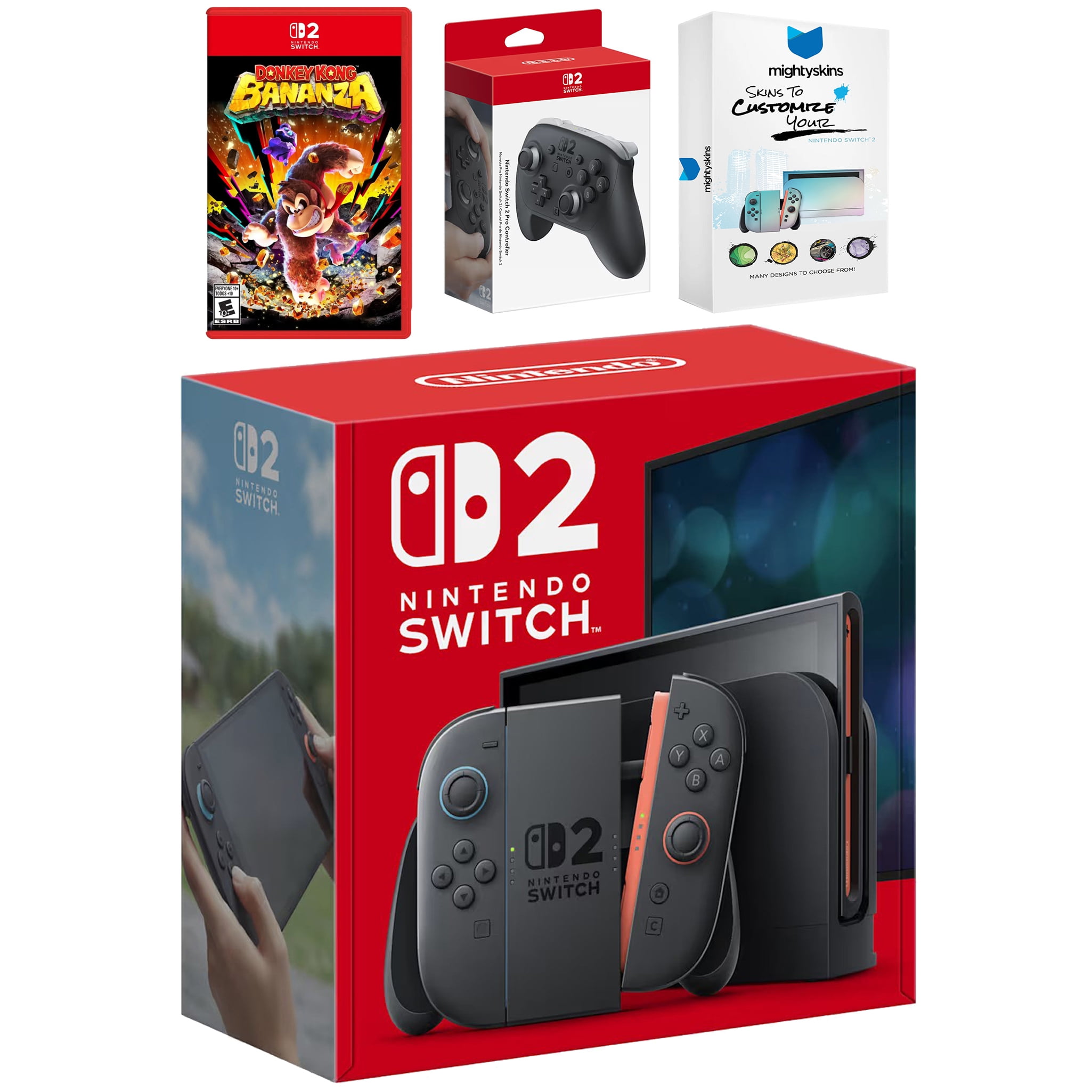 Nintendo Switch switch Nintendo Switch 32GB Console Gray Joy-con Bundle:Mario Kart