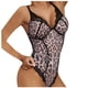 thumbnail image 1 of Lencería sexy para mujer Encaje Estampado de leopardo Tentación Babydoll Ropa interior Ropa de dormir Mono Bodies Pompotops ulkah941740, 1 of 9