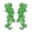Altotux-OL48-Lime, variant on 12 Colors Pair of Floral Venice Lace Applique Embroidered Bridal Guipure Patch Motif (2 Pieces) (Ivory)