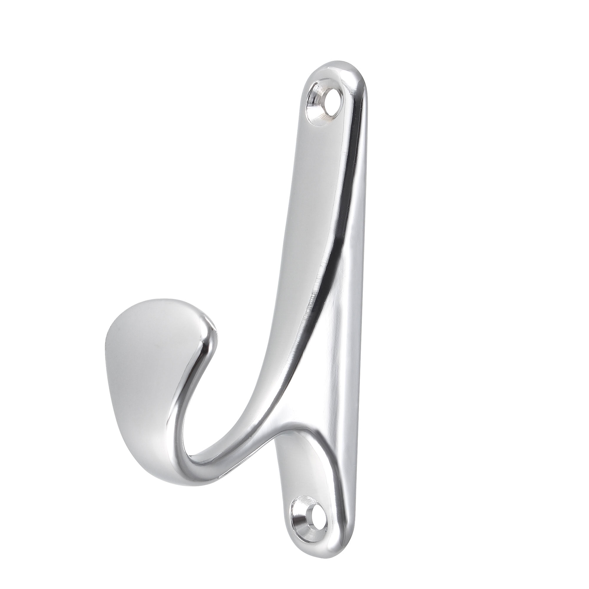 Decorative Curtain Drapery Holdback Wall Mounted Hook for Window Silver