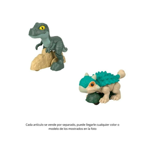 Figura de Acción Imaginext Jurassic World Dinosaurio con RuedasVarios Modelos 1 pieza