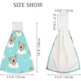thumbnail image 3 of 1 Pcs Hanging Towels, Dish Towels Cute Koala Sleeping Absorbent Hand Towels with Hanging Loop Washcloth for Bathroom Kitchen, 3 of 7