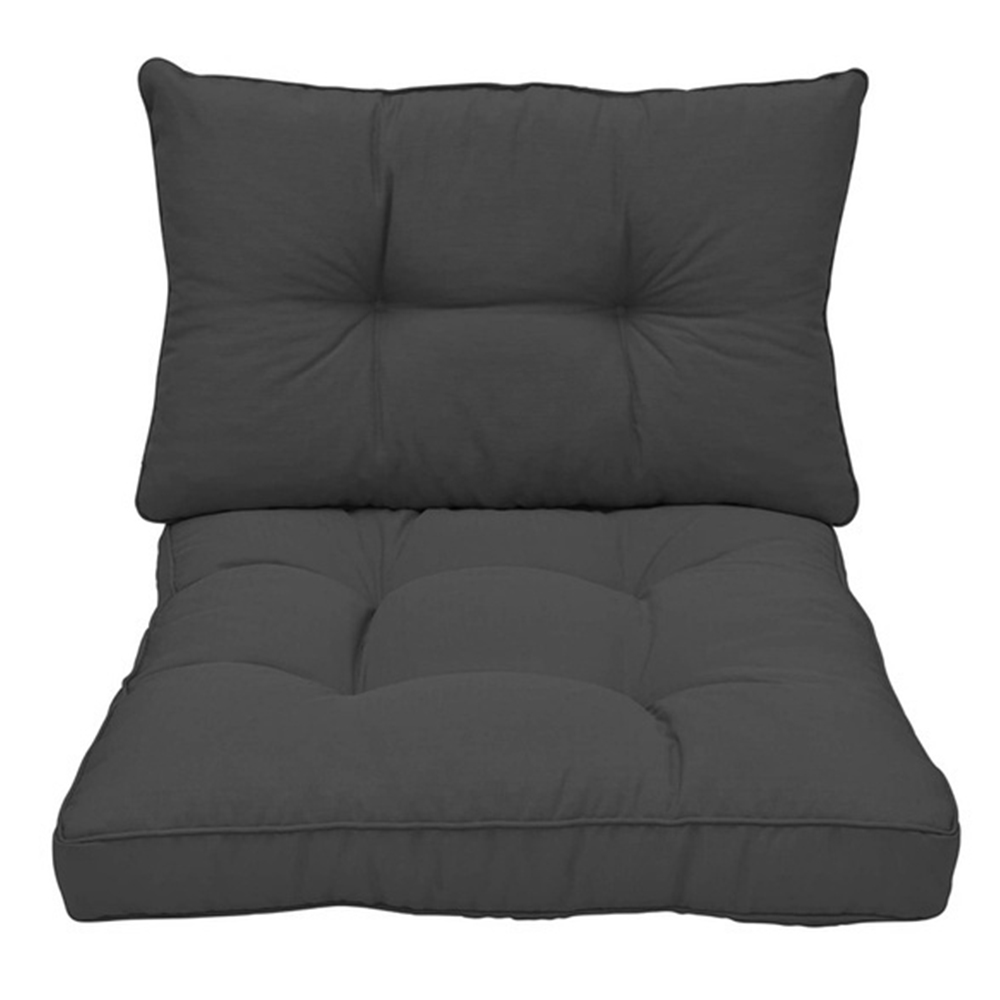 Garden Wicker Cushion Back and Seat Cushion Rattan Chair Pads