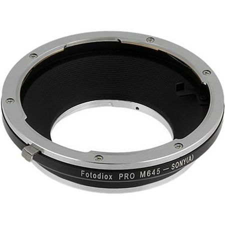 Fotodiox Pro Lens Mount Adapter for Mamiya 645 (M645) Mount Lenses to Sony Alpha A-Mount (and Minolta AF) Mount SLR Camera Body