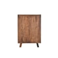 thumbnail image 5 of 36" Dark Brown Solid Wood Live Edge Five Drawer Standard Chest, 5 of 8