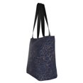 thumbnail image 7 of Horeoi Navy Dark Blue Print Shoulder Bag for Women Large Capacity Zipper Tote for Shopping Beach Travel Gym with Inner Pocket, 7 of 7