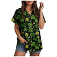 thumbnail image 6 of vigerkar Womens St Patricks Day Shirt 2026 Funny St Patricks Day's Print Shirts, Festival Outfit for Women Spring Summer (Dark Green, 5XL), 6 of 7
