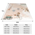 thumbnail image 3 of Sikiie Animals Riding Across The Sky1 Ultra-Soft Micro flannel Blanket Luxury All Seasons Warm Blanket for Bedding Sofa and Travel (4 sizes)-80"x60", 3 of 7