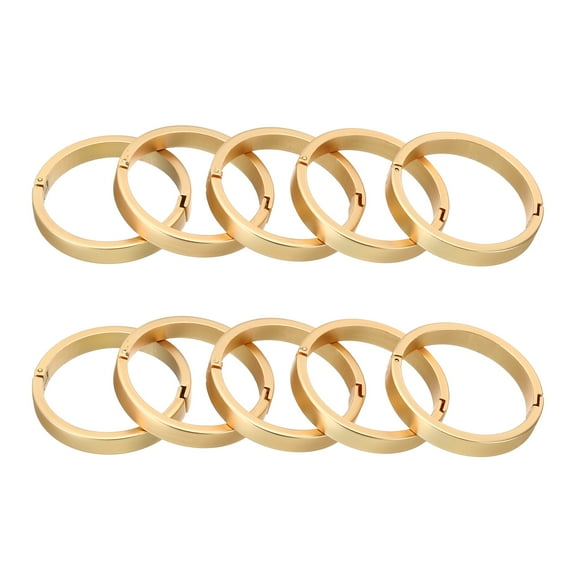 Unique Bargains 34mm/1.3inch Binder Rings, 10PCS Paper Rings Book Rings Loose Leaf Binder Rings Small for Index Cards Craft Classroom