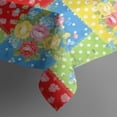 thumbnail image 5 of Pioneer Flower Floral Print Pattern Square Tablecloth, Waterproof Wipeable Spillproof Washable Table Cover for Home Kitchen Party Decor, 52"x52", 5 of 6