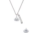 thumbnail image 2 of Delight Jewelry Silvertone 3-D Clear Crystal Spider Silvertone Courage Strength Wisdom Honesty Bar Charm Necklace, 23", 2 of 4