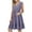 Purple, variant on GEWSEY Summer Dress for Women Ruffle Cap Sleeve Pleated V Neck Dress Tiered Swing A Line Mini Dress (Light Pink, S)