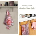 thumbnail image 3 of SKYSONIC 2 Pack 3D Valentine Rose Hand Towels, Flower Pink Kitchen Towel Ultra Soft and Absorbent,Decorative Fingertip Face Towel for Bathroom Hotel, 28.3"x 14.4", 3 of 6