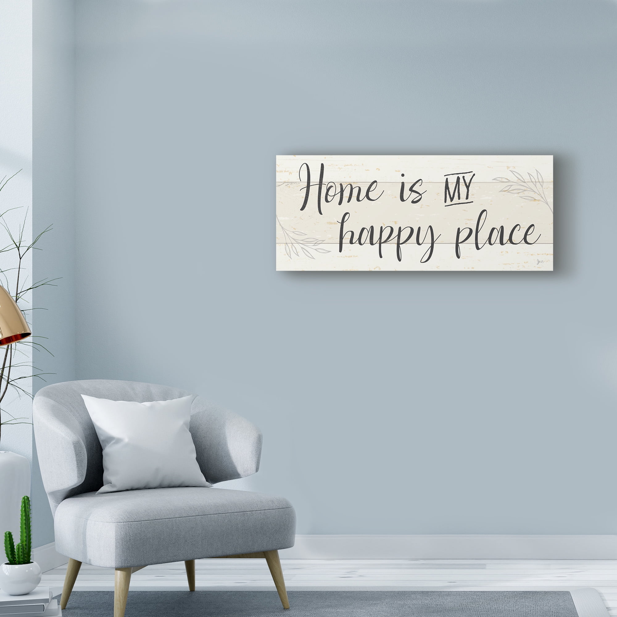 Trademark Fine Art 'Simple Signs II' Canvas Art by Jess Aiken