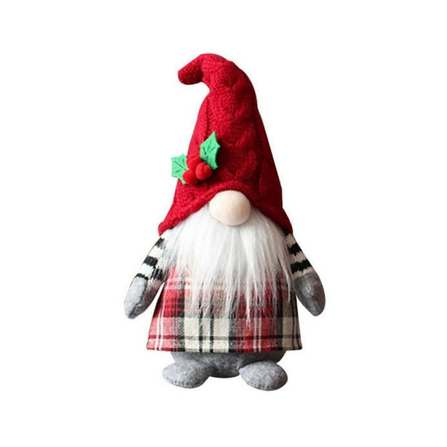 Christmas Gnomes Decorative Doll Free Standing Doll Ornament Christmas Party Festive Decor