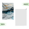 thumbnail image 2 of ONETECH Marble Gold Line Abstract Brush Strokes Golf Towel - Great Gift Idea for Father's Day 1PC, 2 of 7