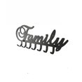 thumbnail image 4 of Llavero de pared de Metal TUNC decorativo Con Ganchos familiares 28 cm, 4 of 5