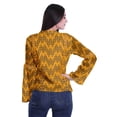 thumbnail image 3 of Moomaya Kurta Col Kurta Dentelle Détails Imprimé Manches Longues Tunique, 3 of 5