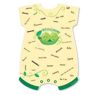 Onesie® Decorating Kit for Baby Shower Activity, Iron-on Fabric Appliques 