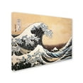 thumbnail image 3 of Trademark Fine Art Katsushika Hokusai The Great Wave Canvas Wall Art - 35x47, 3 of 4