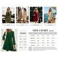 thumbnail image 5 of PRETTYGARDEN Fall Dresses for Women Long Sleeve Mini Short Flowy A Line Casual Holiday Party Tunic Dress Fashion Clothes, 5 of 5