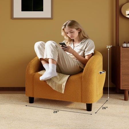 ataujin comfy accent chair ergonomic product